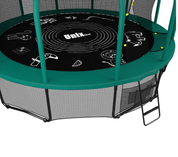 Батут UNIX line SUPREME GAME 12 ft (green) Батут UNIX line SUPREME GAME 12 ft (green)