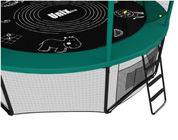 Батут UNIX line SUPREME GAME 8 ft (green) Батут UNIX line SUPREME GAME 8 ft (green)