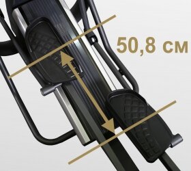 Эллиптический тренажер Bronze Gym E1000M PRO TFT TURBO