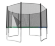 Батут UNIX line Simple 6 ft Green (outside)